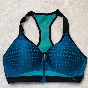 VSX Teal and Black Sports Bra
